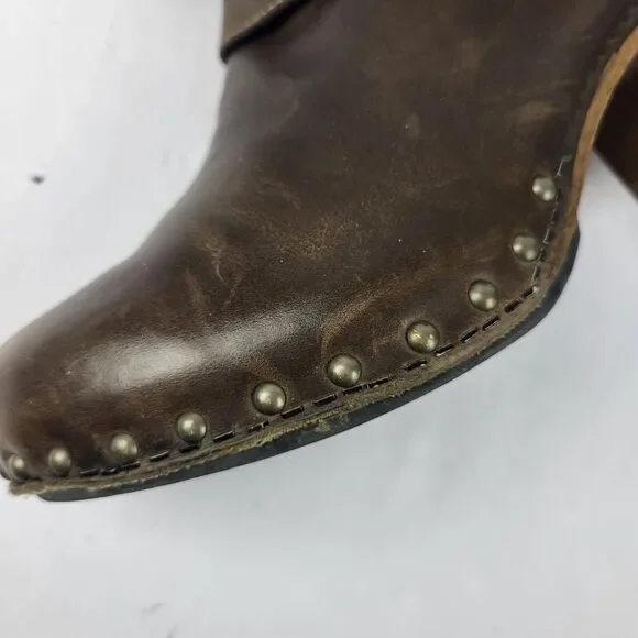 Dansko Rihanna Women's Buckle Studded Ankle Boot Heeled Elastic EU 40 US 9.5–10 - Picture 6 of 16